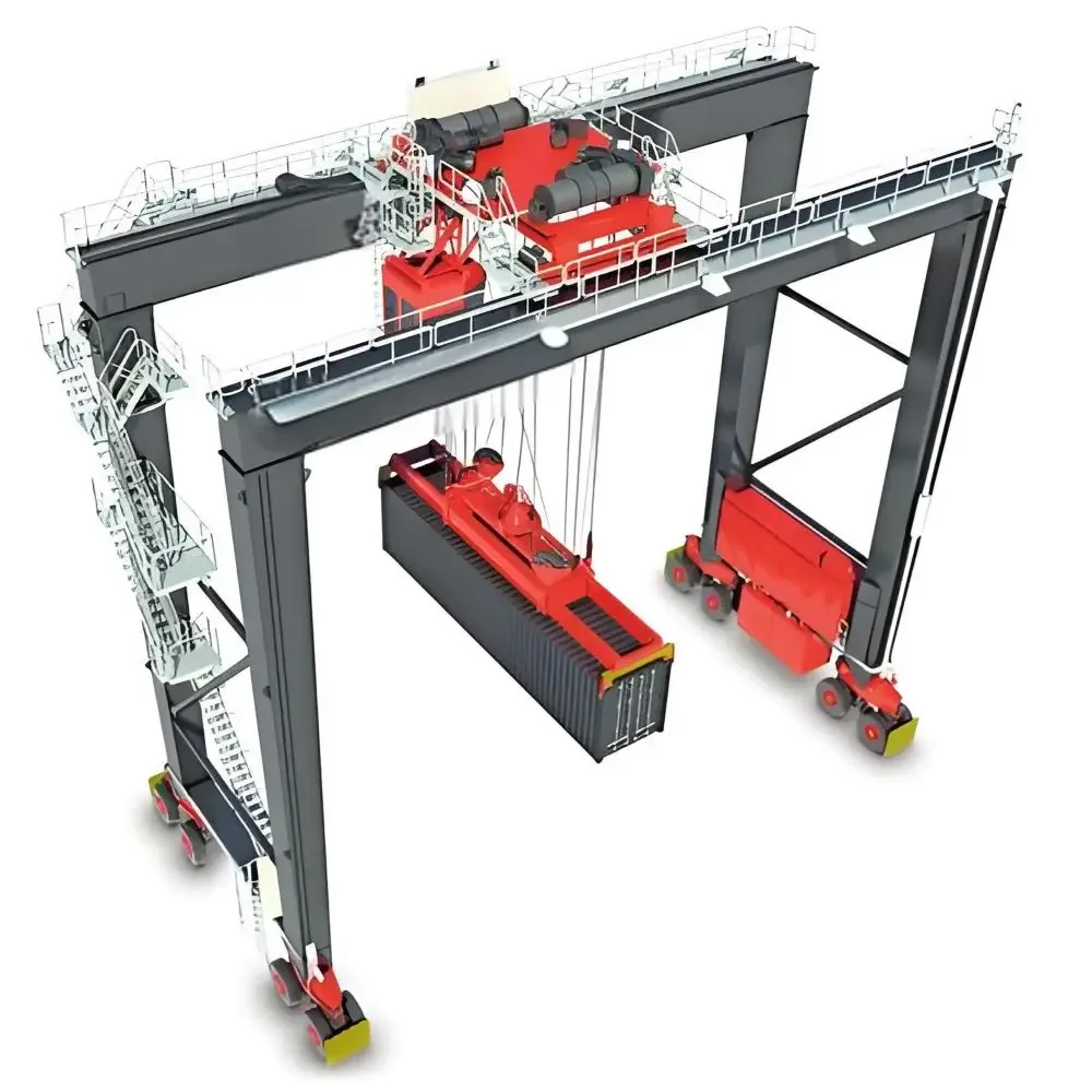 Made in China Rubber tyre container port container handling gantry crane RTG Crane hot sale