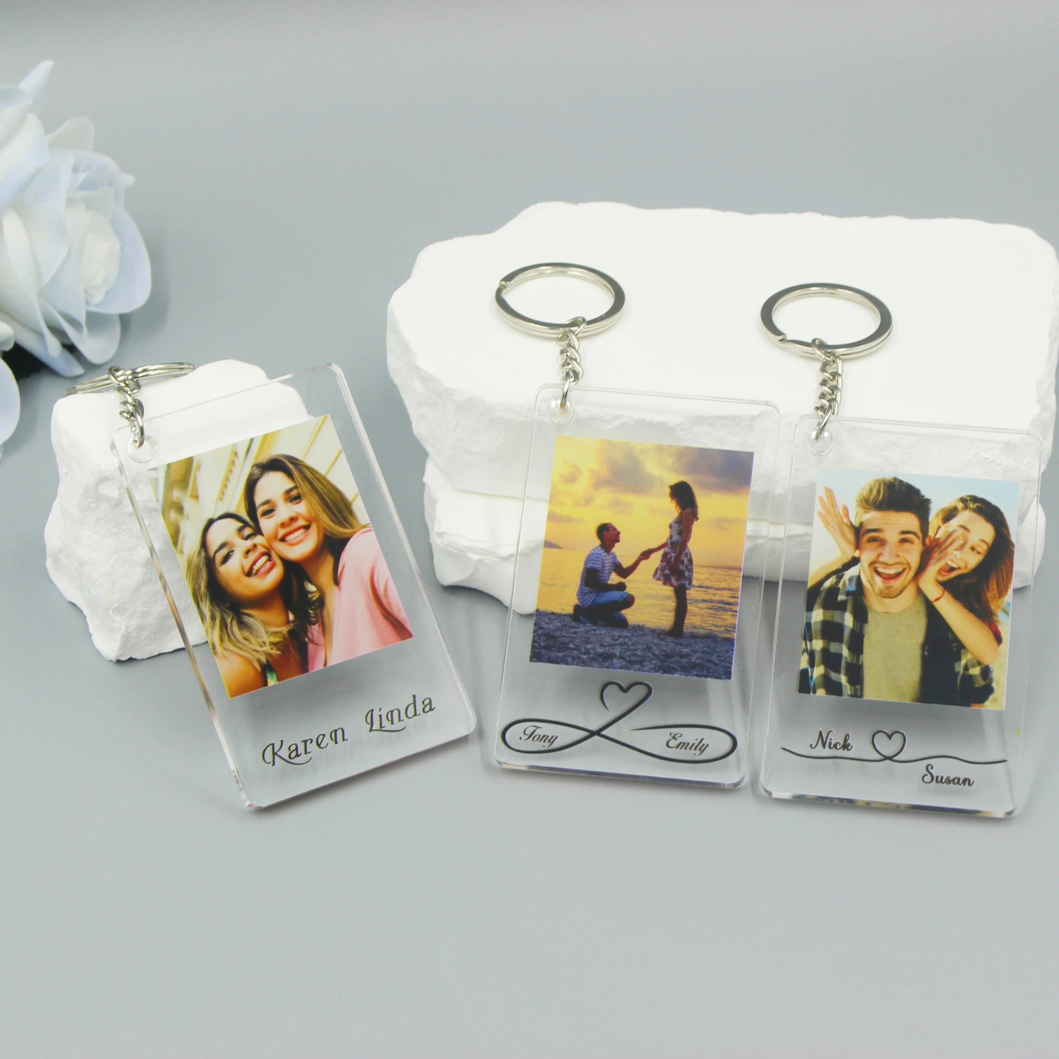 Custom Photo Keychain | Personalized Photo Keychain | Anniversary Gift | Gift for Him | Gift for Her | Christmas gifts