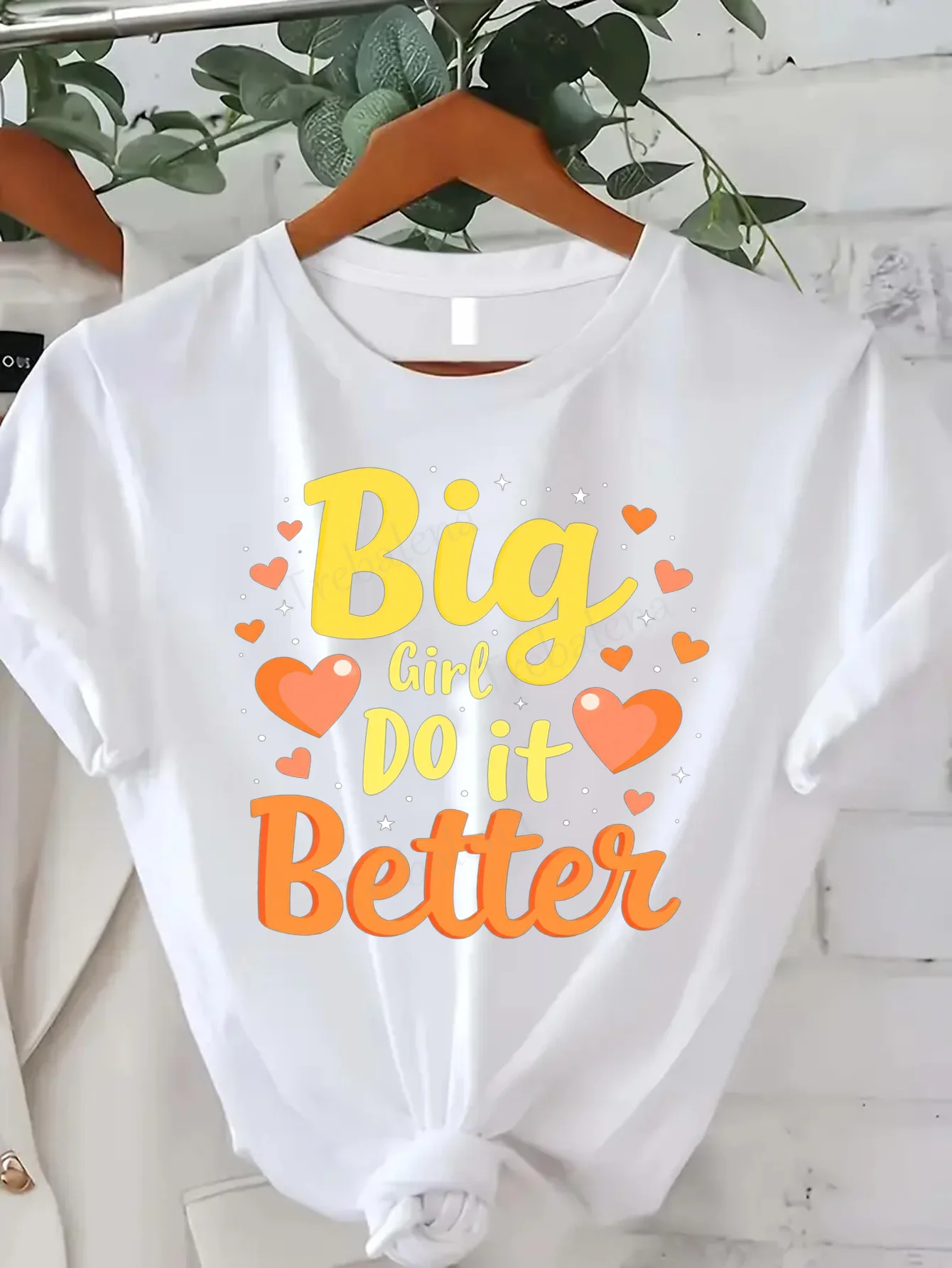 

Women T-shirt Big Girl Do It Better T-Shirt - Cute & Sexy Women's Graphic Tee