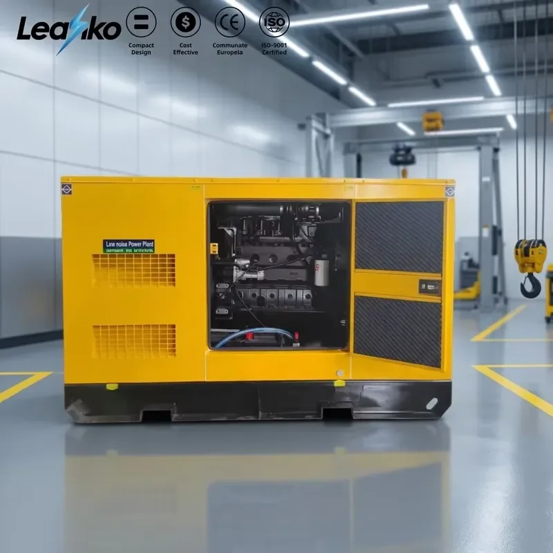 Water Cooled Silent Generator Set 30kw 50kw 100kw 3 Phase Industrial Silent Generator with ATS