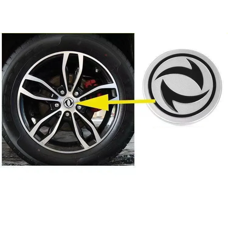 

4 шт., крышка ступицы, крышка колеса, алюминиевый логотип, пылезащитные диски, колпаки ступиц для DFSK Dongfeng Glory 330/360/370/580, запасные части, аксессуары