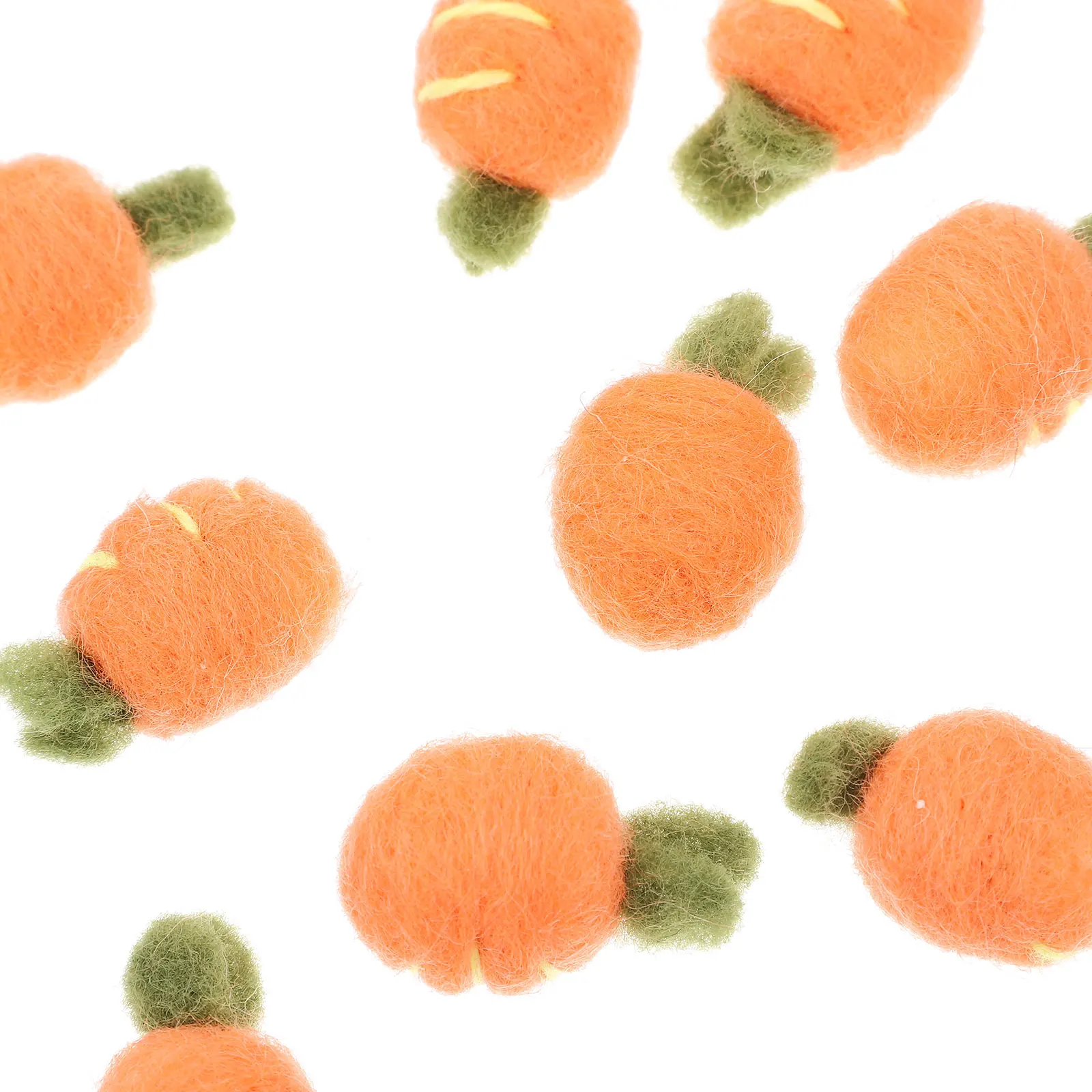 

10 Pcs Carrot Hair Clip Clips for Styling Kids Craft Small Accessories Girls Cartoon Child