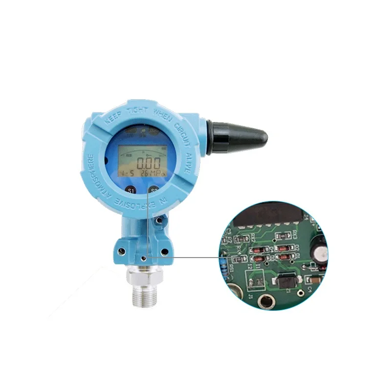 Zigbee Wireless Pressure Transmitter With LED Display For Water Pipe