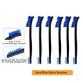 6pcs Blue Brush