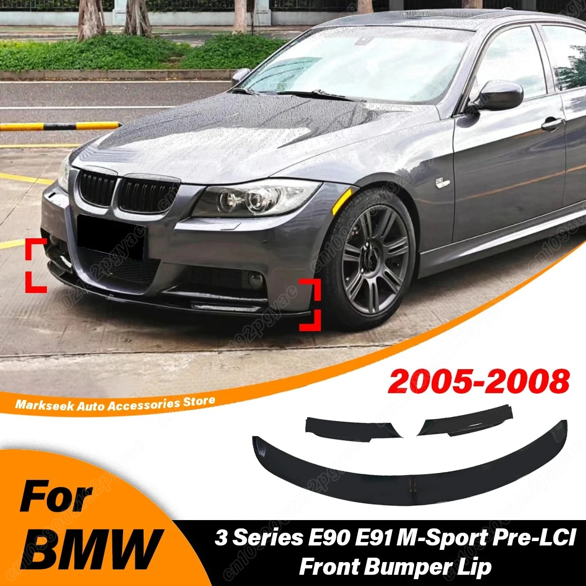 BMW 3 Series M-Sport Front Bumper Splitter 1