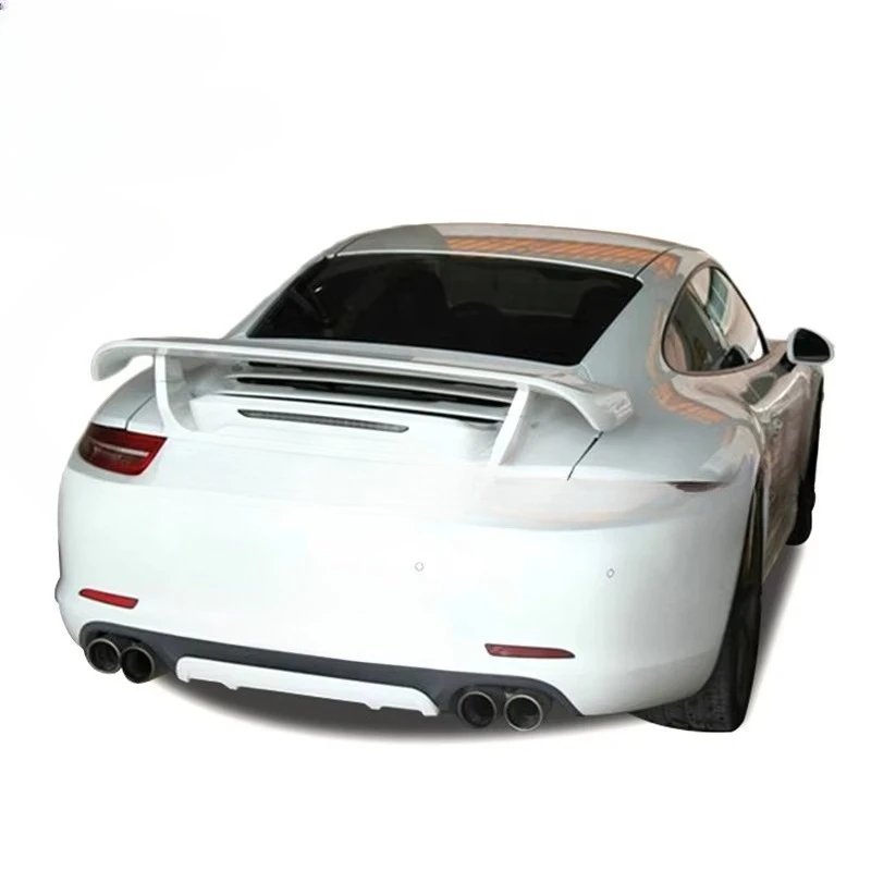 Promotional Price Body Parts FRP Car Spoiler Rear Wing for Porche 911 991 Update to T-chart 2014-2016