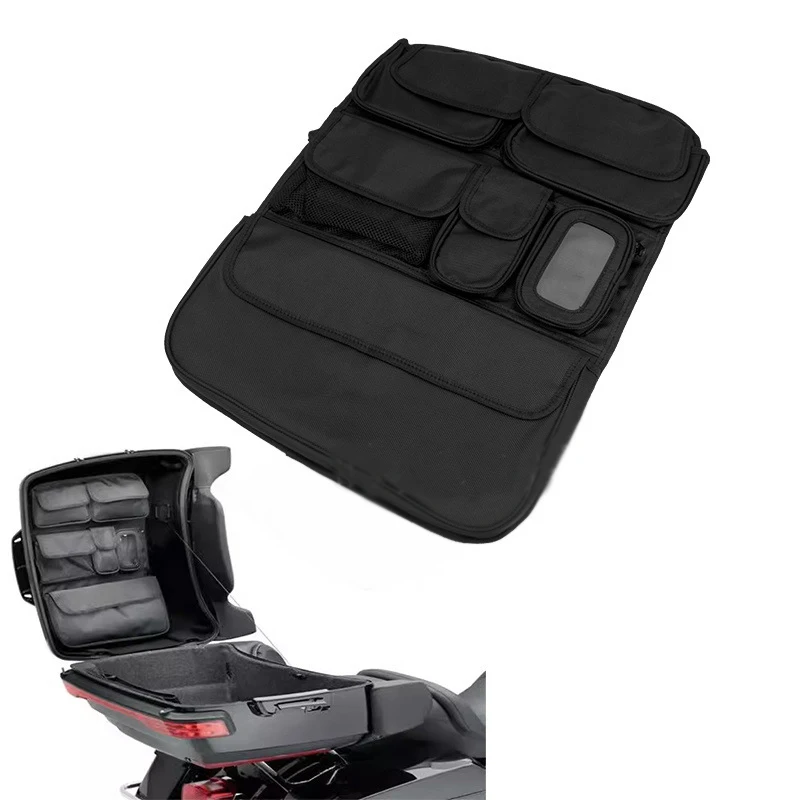 

Для Harley Glide Touring Street GLIDE FLHX Road King FLHR Tour Pak мотоциклетный черный ящик для хранения с крышкой сумка для хранения 2014-2022