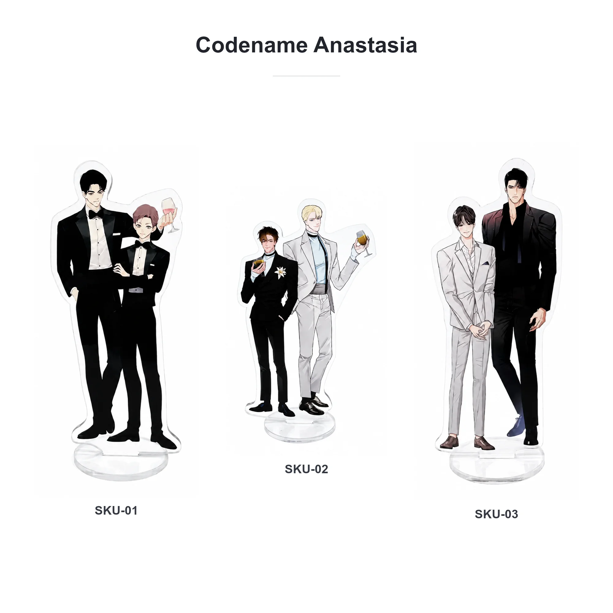 Anime Acrylic Stand Keychain Pop the Beyond Codename Anastasia Between the Lines 4Week Lovers Codename March Gig of the Day