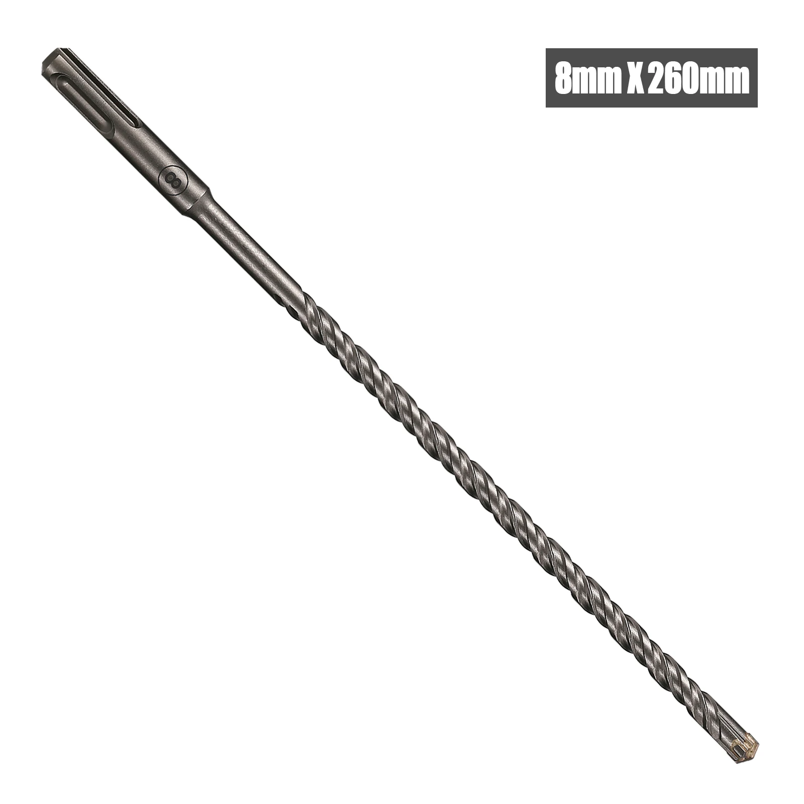 1 Stück Beton SDS Plus 6-25mm Bohrer Kreuzschneidkopf Doppelbohrer Hammer 260mm Wand Ziegel Block Elektrohammer Mauerwerkbohrer – Detail 10