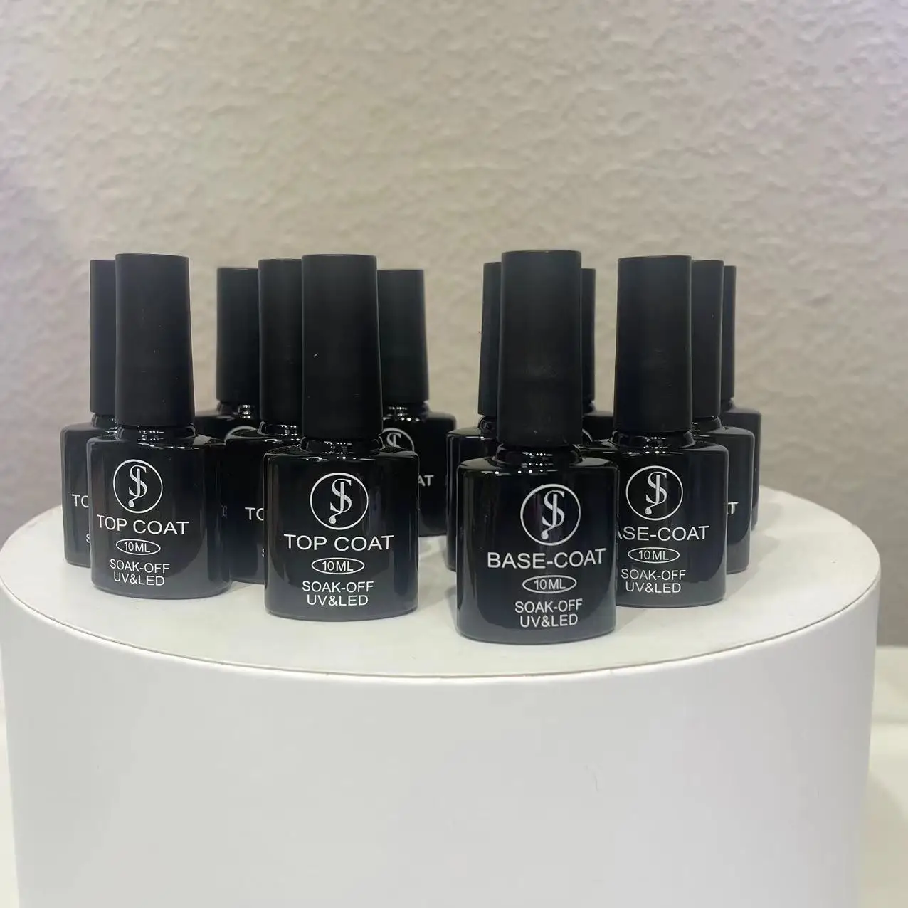 10Ml Mix 12 Stks/doos Top Coat Base Coat Elk 6 Stuks Met Langdurige Versterken Bling Nagelgel Top En Base Coat Nagellak