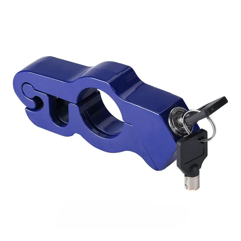 General Electric Vehicle Brake Lock Scooter Car Anti Theft Horn Lock Motorcycle Accelerator Lock Portable Aluminum Alloy Lock image 6