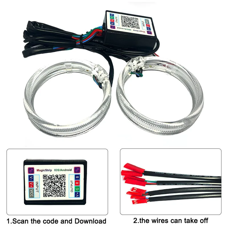 

Светодиодная лампа-направляющая «ангельский глаз», 80/95/105/110 мм