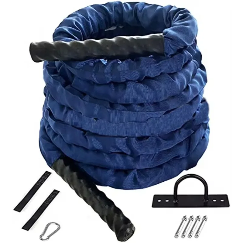 Custom High Quality Protective Sleeve Battle Ropes 9m 12m 15m Battle Rope Workout Ropes