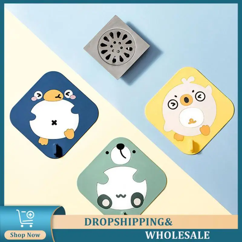 Toilet Anti-flavor Artifact Insect Prevention Cover Household Bathroom Gadgets Floor Drain Cover Not Easy To Move Durable Cute