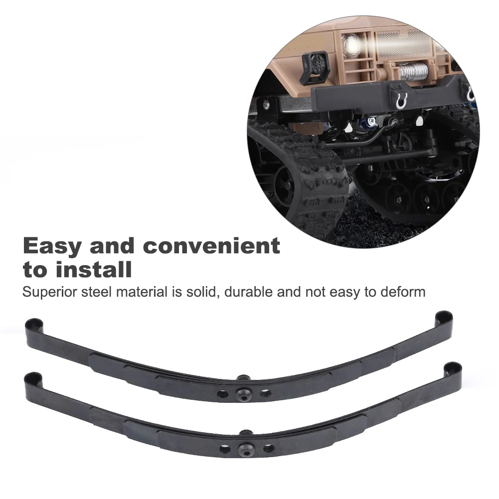 Barra di sospensione a molla RC Barra di sospensione a molla a balestra in acciaio per accessorio RC per auto cingolata RC in scala D90 1/10