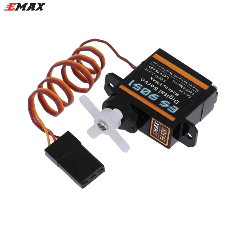 Servo digitale micro in plastica EMAX ES9251 II 4g / mini servo digitale ES9051 4.3g per modello RC