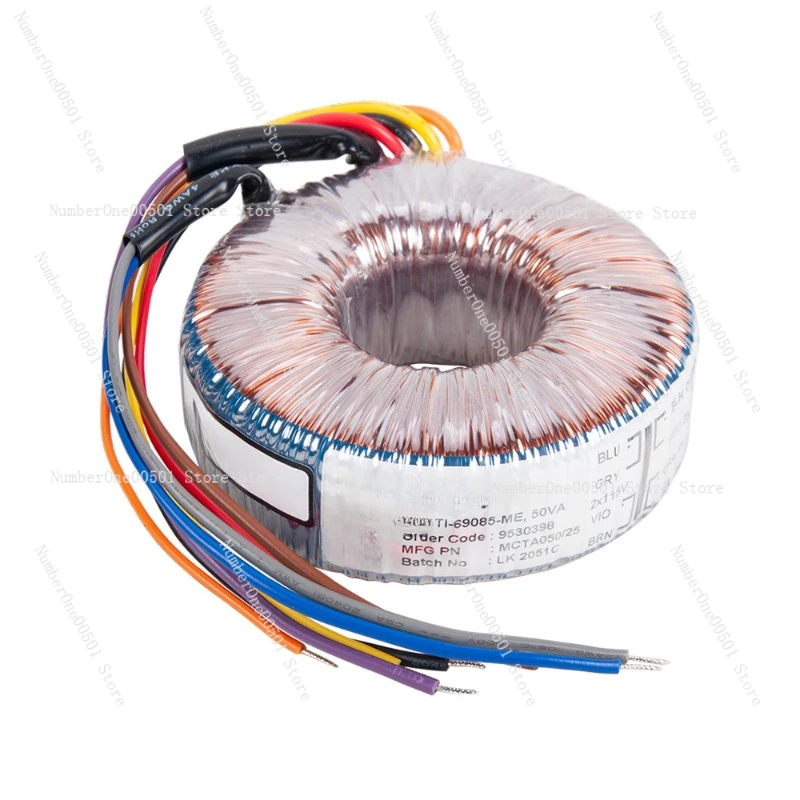 50W Dual 2x 9 12 15 18 25V Toroidal Transformers