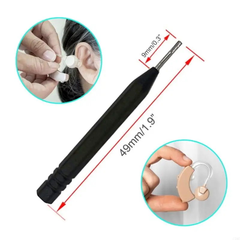 Bộ dụng cụ bảo trì chăm sóc máy trợ thính hiệu quả tính năng bàn chải từ tính để sử dụng hàng ngày C7AC
