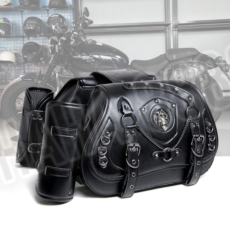 Motorcycle rock modification bag Motorcycle Bag Universal Motorcycle Riding Rear Bag Moto Tools Storage Side Bags