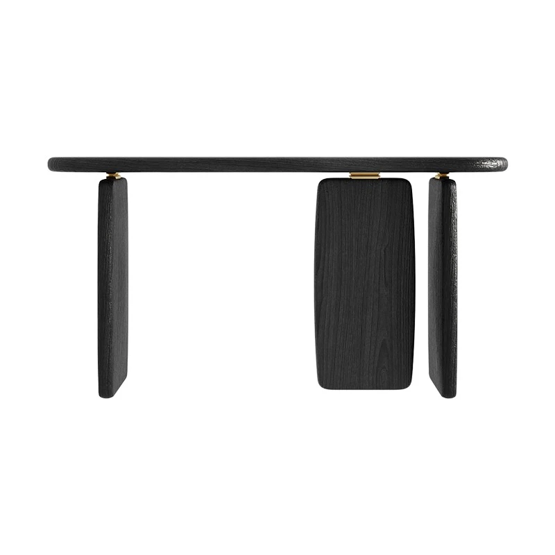 

Solid wood entrance table Modern simple living room partition entry end view table Light luxury creative design entrance cabinet