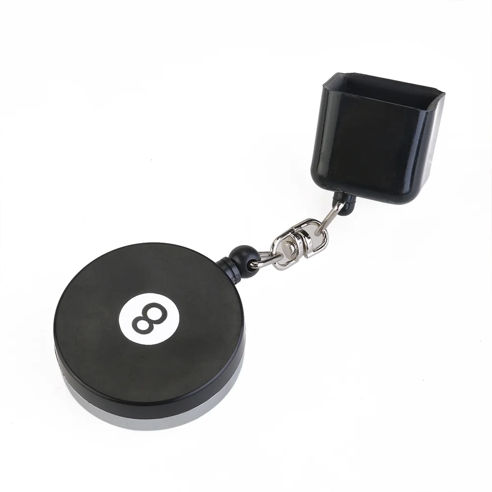 2 Pcs Billiard Tables Retractable Chalk Holder Bat Tail Billiards Pool Cue Snooker