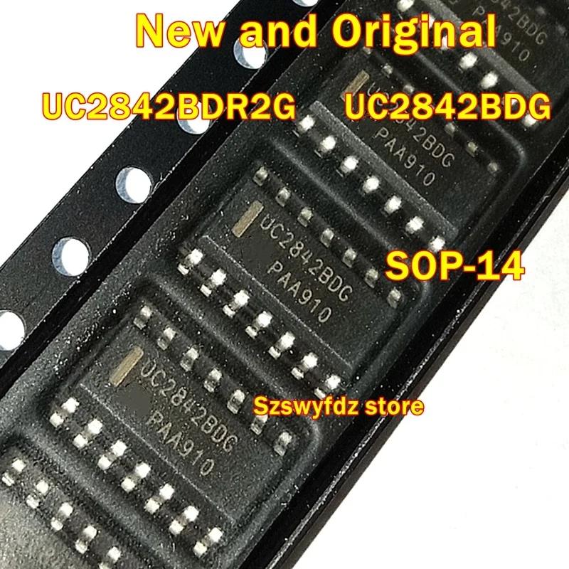 

5pcs to 100pcs UC2842BDR2G UC2842BDR2 UC2842BDG SOP-14 New and Original High Performance Current Mode Controllers