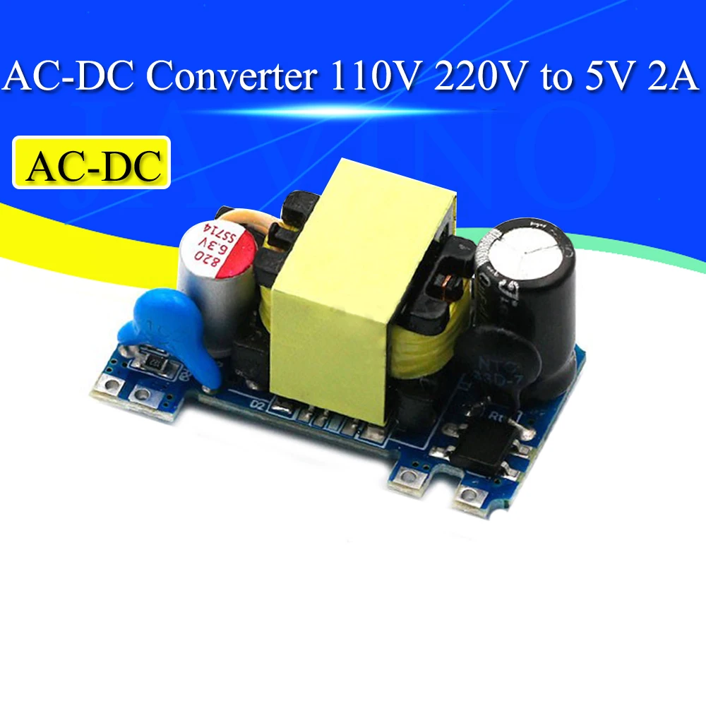 1/5/10 sztuk konwerter AC-DC 110V 220V do 5V 2A Buck regulator napięcia niski tętnienie moduł zasilacza impulsowego