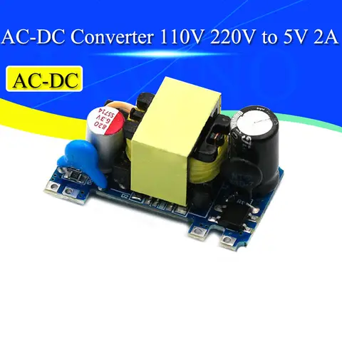 1/5/10Pcs AC-DC Converter 110V 220V to 5V 2A Buck Voltage Regulator Low Ripple Switching Power Supply Module