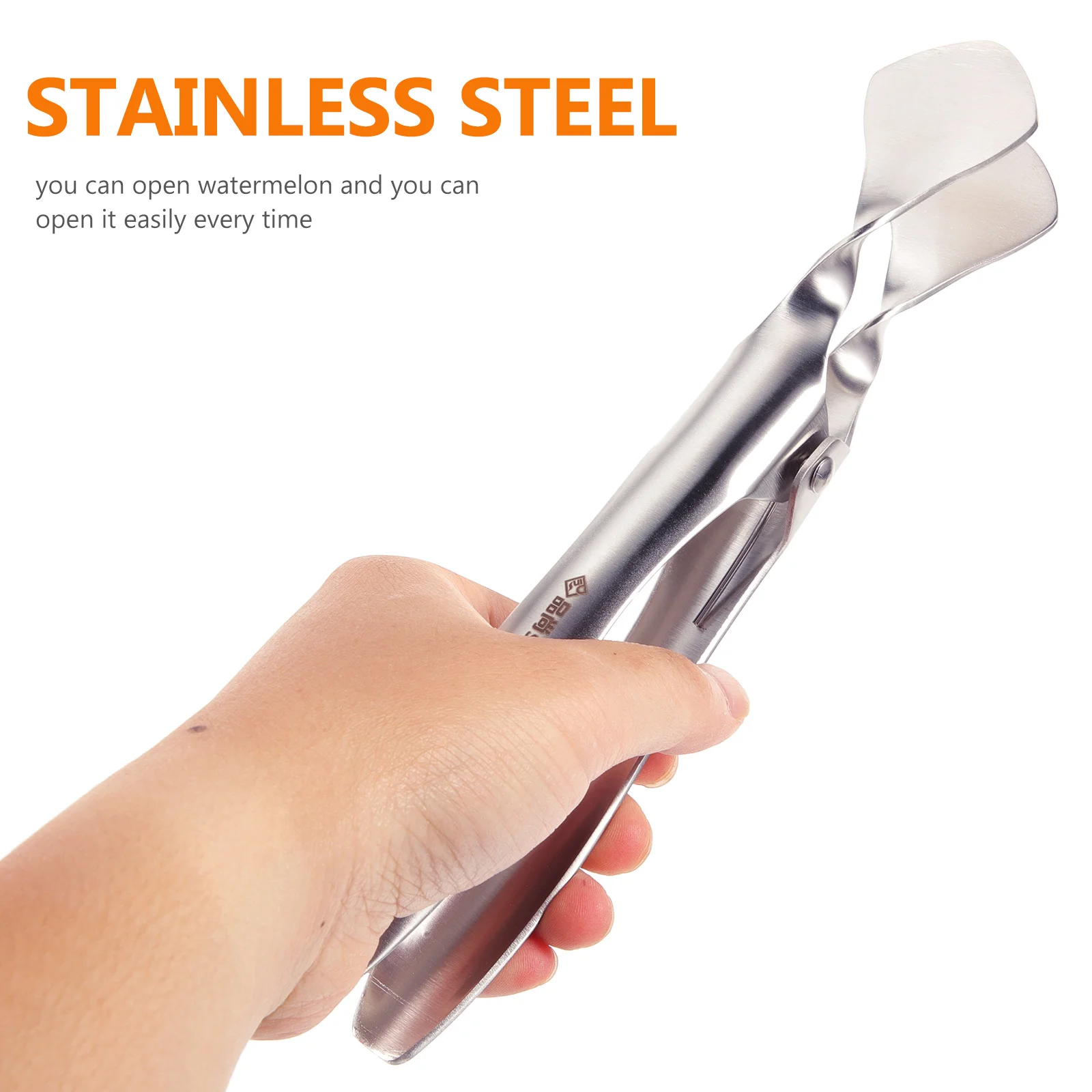 

1pcs Stainless Steel Watermelon Multi-Functional Fruit Opener Kitchen Utensil Manual Metal Opener Easy To Use For Home