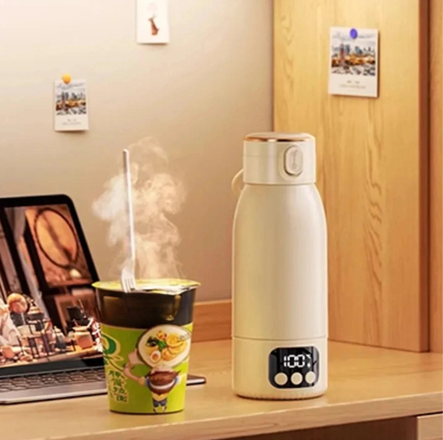 

Arrive 100°500ML 316 Stainless Steel Hot Water Bottle USB Rechargeable Baby Bottle Warmer Portable Baby Bottle Warmer