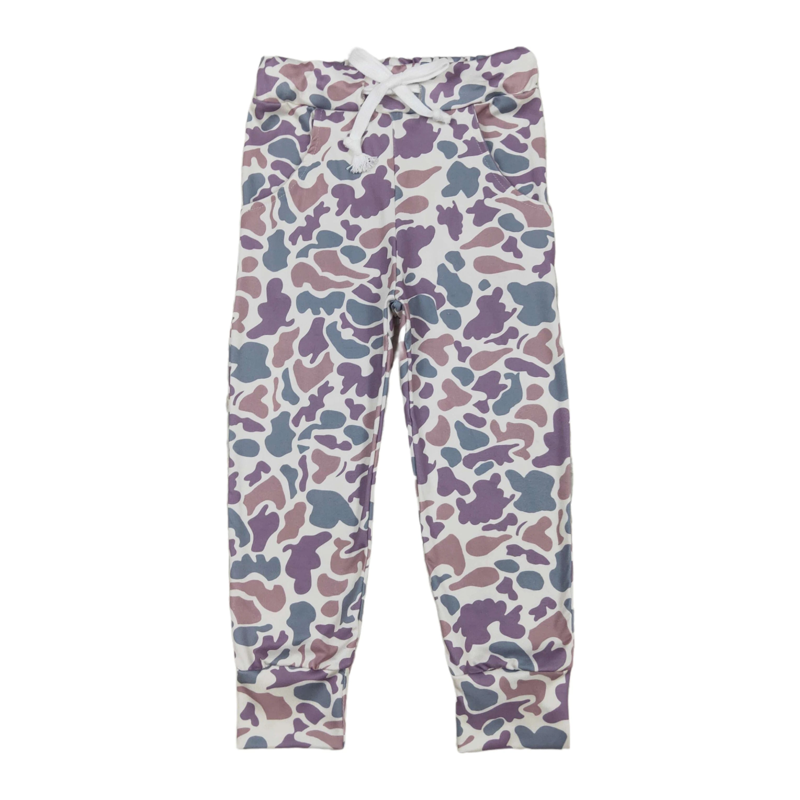 

Wholesale Infant Baby Boy Girl Mardi Gras Camo Trousers Toddler Spring Fall Children Clothes Kids Pocket Legging Pants Clothing