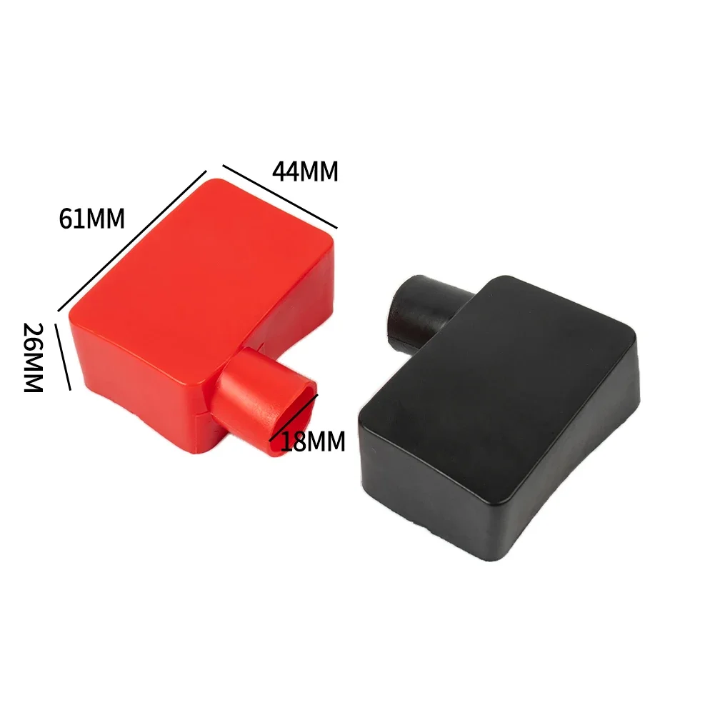 Battery Terminal Cover Car Battery Pole Protection Cap PVC Soft Sheath Silicone Battery Cover Rubber Cover