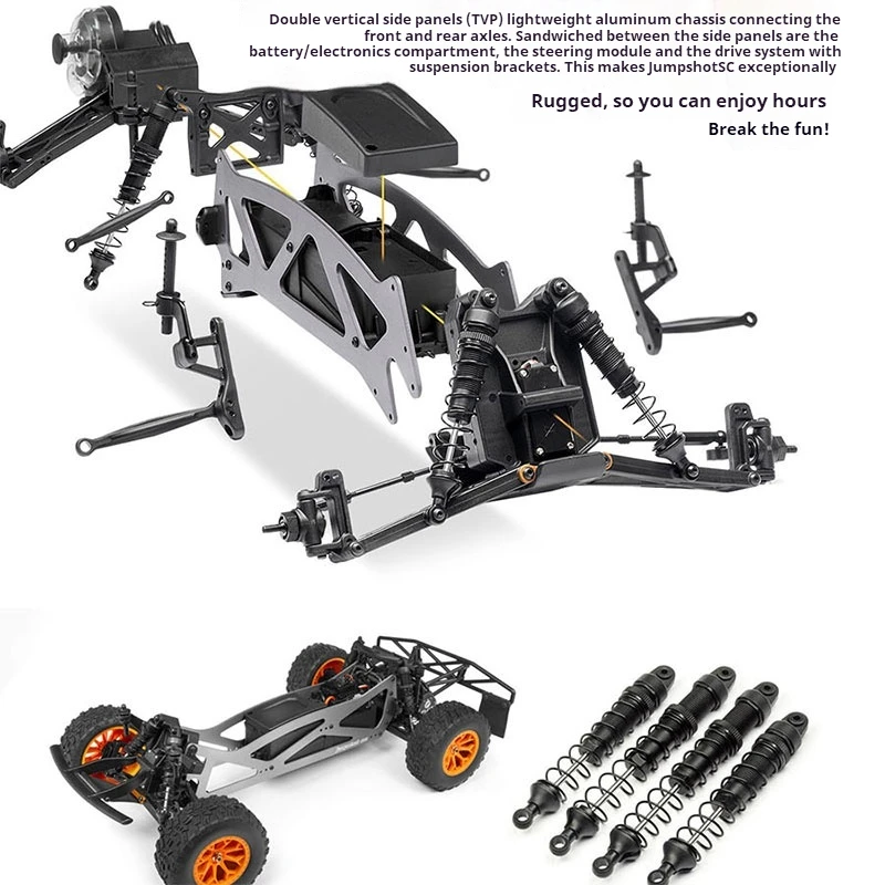 HPI Jumpshot SC Flux remote control electric brushless 1/10 two-wheel drive short truck off-road vehicle