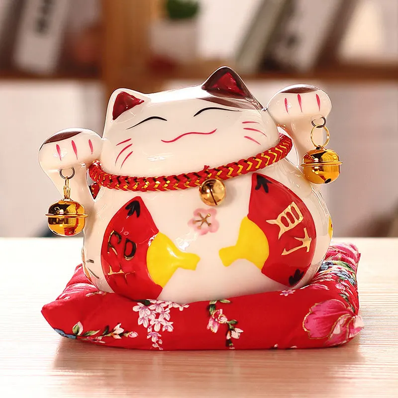 Crowdfunding Zhaocai cat Liangyuan decoration for the opening and shipping of household savings jar ceramic creative gifts