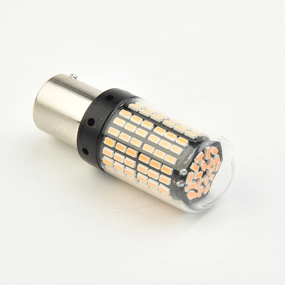 144 High Brightness Turn Signal Lamps Fully Decoded BAU15S 7507 Turn Signal Light PY21W 5009 Canbus Led Bulb Amber Blinker