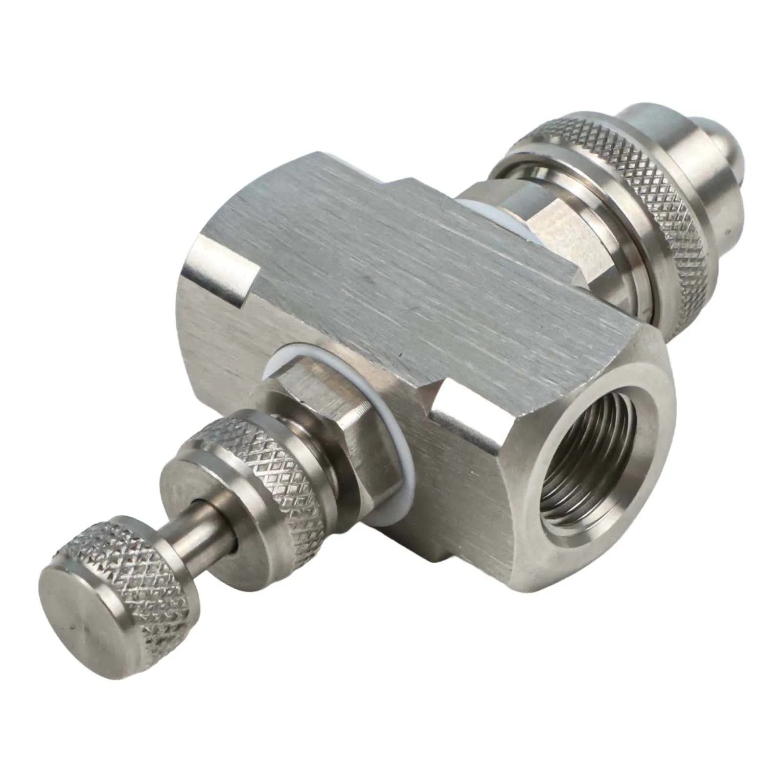 

High Pressure Adjustable Nozzle with External Gas Water Mixing for Stable Atomization in Humidification and Cooling Equipment