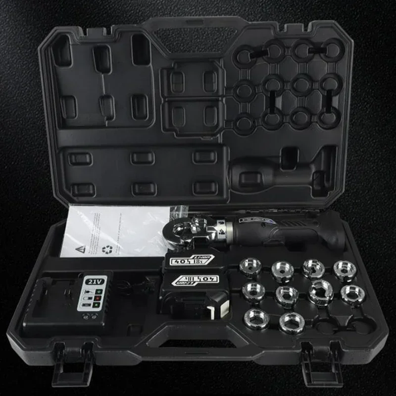 كماشة هيدروليكية كهربائية صغيرة قابلة لإعادة الشحن NM-300 كابل بطارية ليثيوم محمول محطات ألومنيوم نحاسية كماشة تجعيد #3