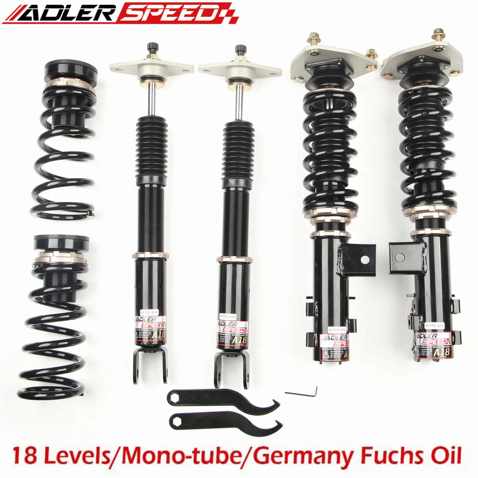 

ADLERSPEED 18 Level Coilovers Kit For 11-14 Hyundai Sonata YF Adj.Damper Height