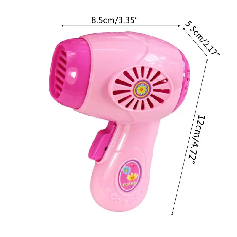 Children Kid Boy Girl Mini Kitchen Electrical Appliance Hair Dryer Toy Set Early Dropship