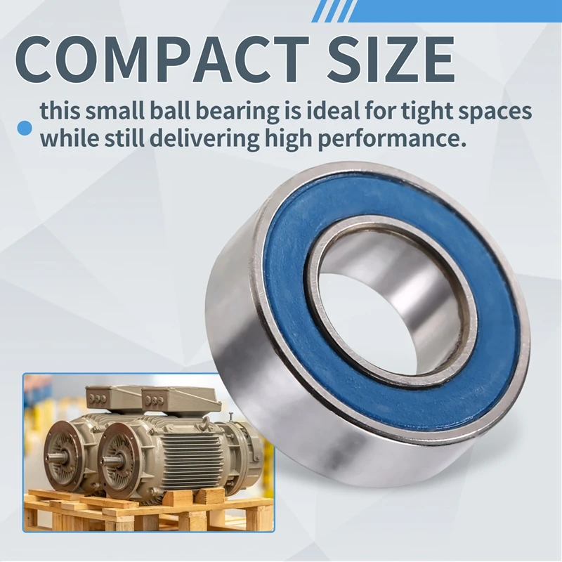 Cuscinetto rotante Mr126-2Rs Cuscinetto rotante Cuscinetto ad alta precisione Cuscinetto a sfere piccolo con coperchio blu