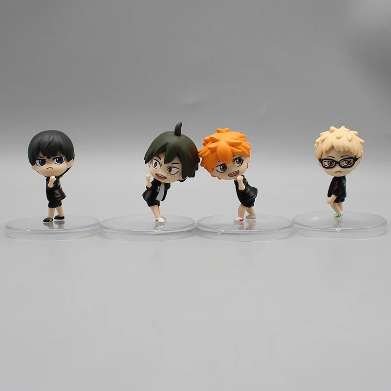 6cm Haikyuu!! Figures Tobio Kageyama Tadashi Yamaguchi Kei Tsukishima Action Figures PVC Anime Collection Model Birthday Toys