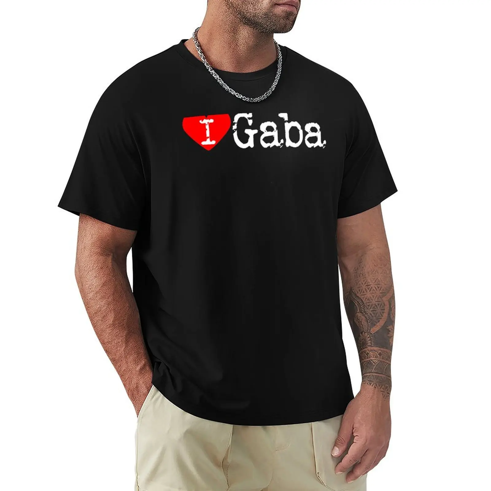 Camiseta I Heart Gaba Love Gaba, camiseta deportiva antitranspirante