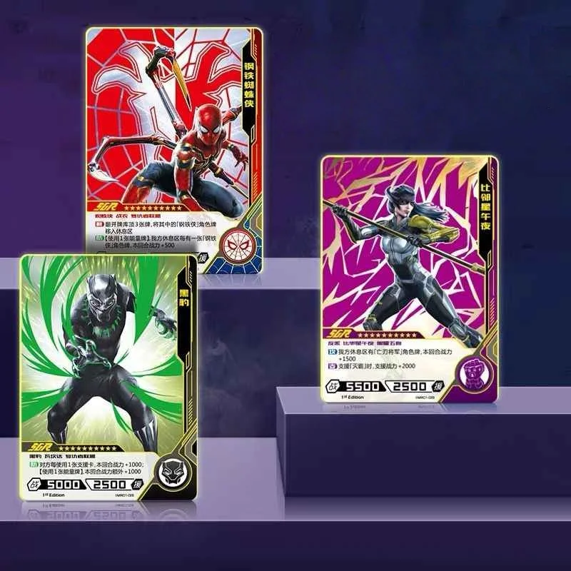Echte Kayou Legendary Edition Card Series Iron Man Anime Randapparatuur Bordspel Kaartcollectie Hero Duel Speelgoedcadeaus voor kinderen