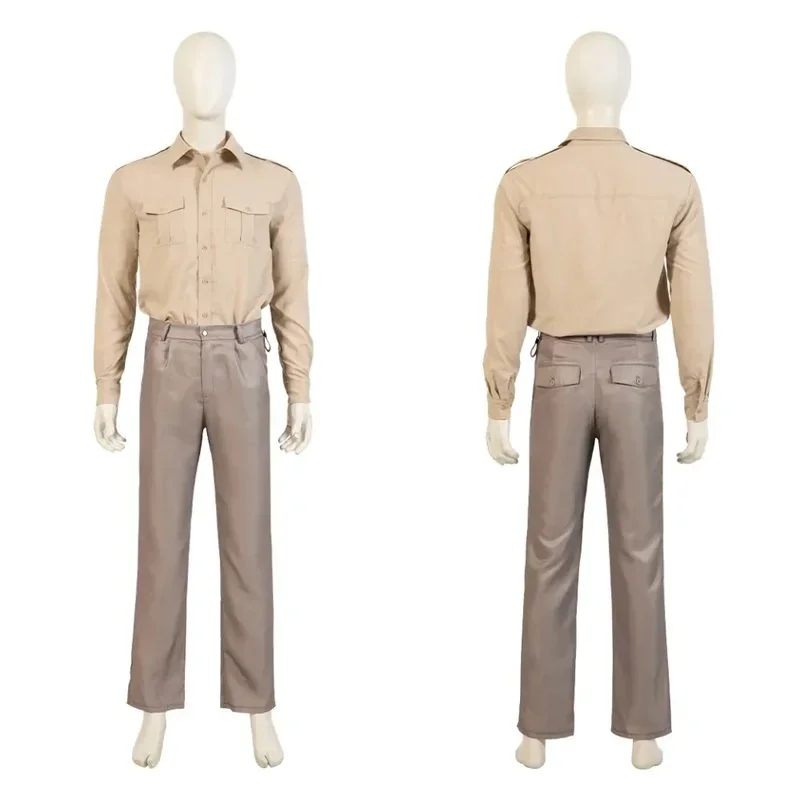 Disfraz de RGD4 Brown Jones, Conjunto de Cosplay de Indiana con Chaqueta de Cuero y Accesorios, Set Completo e Individual, A DP[7/