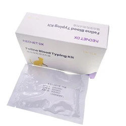 Pet Cat Feline Blood Typing Kit 5Strips/Box Disposable Raid Test Card For Hemolysis  Anemia Supplies
