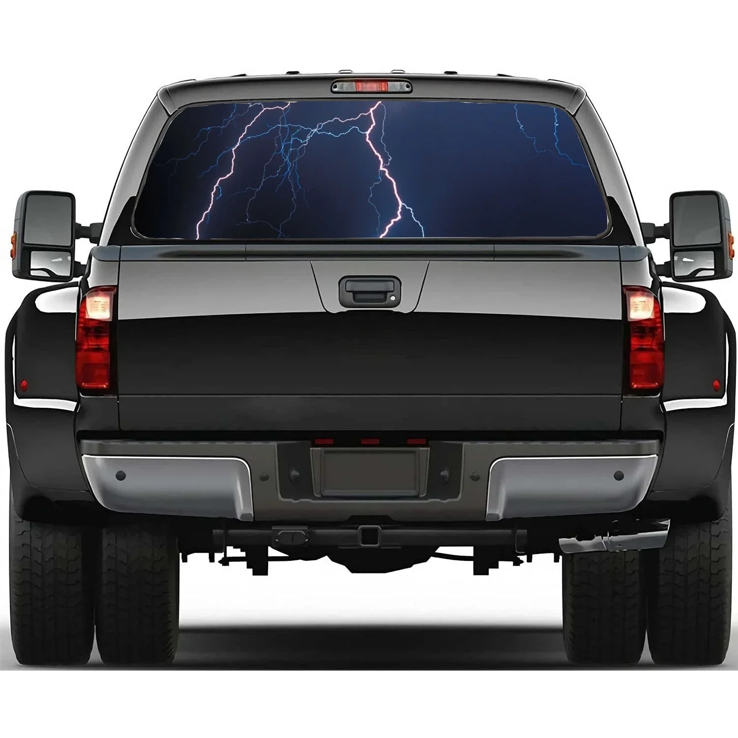 

lightning Car Window Stickers Vinyl Translucent Decorative Truck Stickers Paint Film Car Decal Stickers