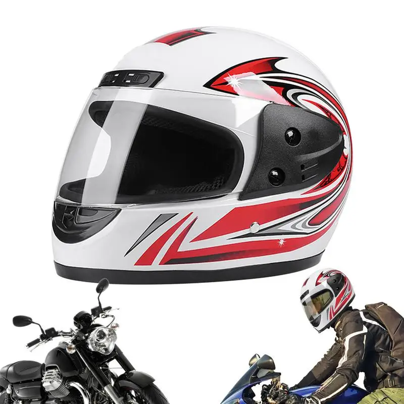 

Full Face Helmet For Moto Bike Winter Frost And Rain Proof Motorbike High Strength Motorcycle Helmets