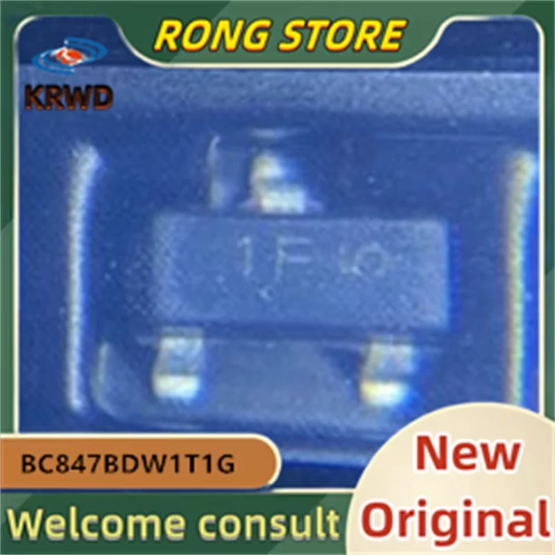 50PCS 1F IF  New and Original Chip IC SOT-23 BC847BLT1G BC847BLT1 BC847BL BC847 847 BC847BDW1T1G