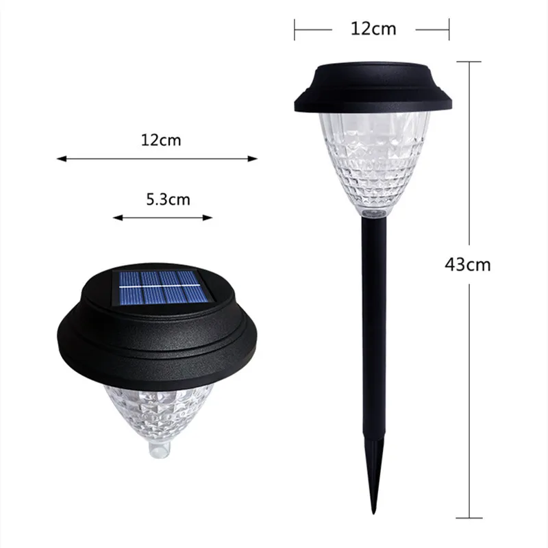 Outdoor Solar Led Light Waterproof Garden Lighting for Villa Yard Path Gazebo Buried Lights Garden Decoration Solar Lawn Lamp