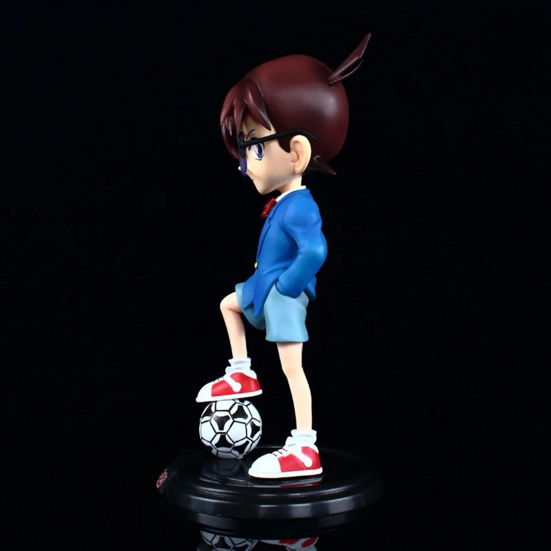 Anime detetive conan figura de ação conan edogawa kudou shinichi pvc figura de ação coleção modelo boneca brinquedos presentes legais